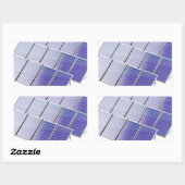 Sticker Rectangulaire Groupe de panneaux solaires (Feuille)