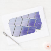 Sticker Rectangulaire Groupe de panneaux solaires (Enveloppe)