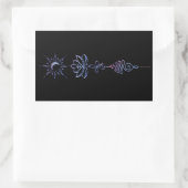 Sticker Rectangulaire Groupe Gradient Unalome (Sac)
