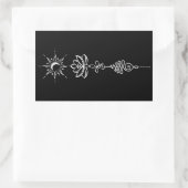 Sticker Rectangulaire Groupe Silver Unalome (Sac)