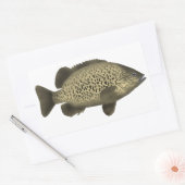 Sticker Rectangulaire Grunter le charbon (Enveloppe)