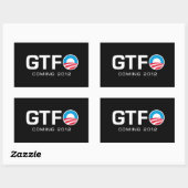 Sticker Rectangulaire GTFO - À venir 2012 (Feuille)