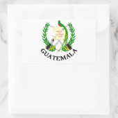 Sticker Rectangulaire GUATEMALA - emblème/drapeau/armoiries/symbole (Sac)