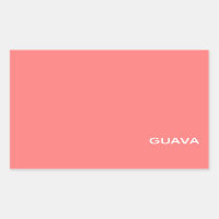 Guava pink color name
