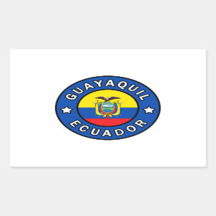 Sticker Rectangulaire Guayaquil Equateur