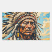 STICKER RECTANGULAIRE GUERRIERS 11 (Devant)
