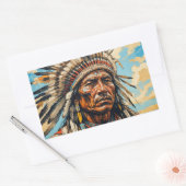 STICKER RECTANGULAIRE GUERRIERS 11 (Enveloppe)