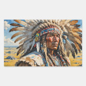 STICKER RECTANGULAIRE GUERRIERS 12 (Devant)