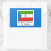 Sticker Rectangulaire Guinée équatoriale (Sac)