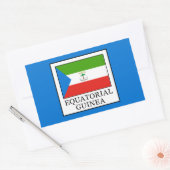 Sticker Rectangulaire Guinée équatoriale (Enveloppe)