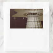 Sticker Rectangulaire Guitare acoustique (Sac)