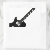 Sticker Rectangulaire Guitare électrique (Sac)