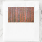 Sticker Rectangulaire Gustav Klimt Fir Forêt Tannenwald Arbres rouges (Sac)