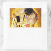 Sticker Rectangulaire Gustav Klimt La Peinture Classique Du Kiss (Sac)