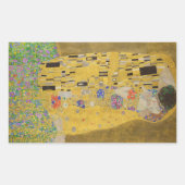 Sticker Rectangulaire Gustav Klimt "Le Baiser" (Devant)