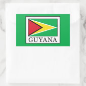 Sticker Rectangulaire Guyana (Sac)