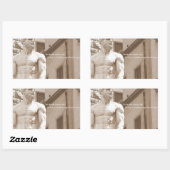 Sticker Rectangulaire Gymnase Motivationnelle (Feuille)