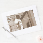 Sticker Rectangulaire Gymnase Motivationnelle (Enveloppe)