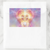 Sticker Rectangulaire H120-Coeur en feu (Sac)