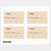 Sticker Rectangulaire H. L. Hunley - Plan directeur des navires SD (Feuille)