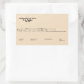 Sticker Rectangulaire H. L. Hunley - Plan directeur des navires SD (Sac)