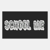 Sticker Rectangulaire H. Métal Translucide-Wht (Devant)