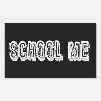 Sticker Rectangulaire H. Métal Translucide-Wht