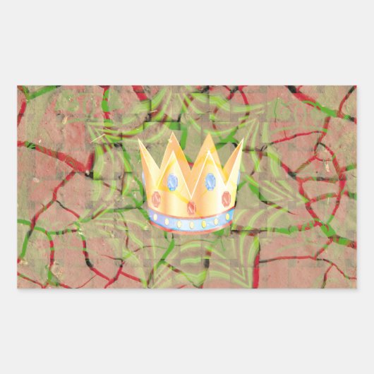 Sticker Rectangulaire Hakuna matata (Devant)