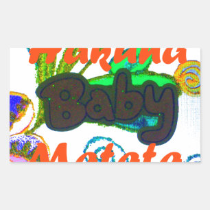 Sticker Rectangulaire Hakuna Matata Baby.png