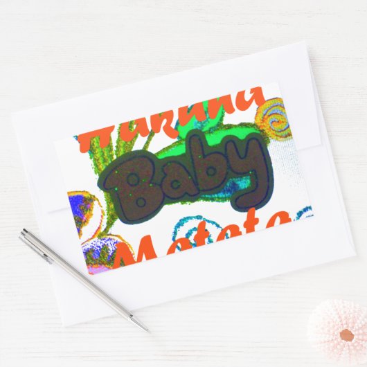 Sticker Rectangulaire Hakuna Matata Baby.png (Enveloppe)