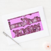 Sticker Rectangulaire Hakuna Matata Communication ROCKS Art Print (Enveloppe)