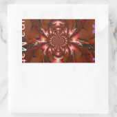 Sticker Rectangulaire Hakuna Matata Halloween Masque Kaleidoscope Abstra (Sac)