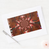 Sticker Rectangulaire Hakuna Matata Halloween Masque Kaleidoscope Abstra (Enveloppe)