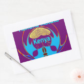 Sticker Rectangulaire "Hakuna Matata Kenya" Papillon Art Imprimer/Graphi (Enveloppe)