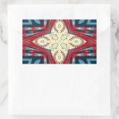 Sticker Rectangulaire Hakuna Matata Texte Hope Art Abstrait Design d'imp (Sac)