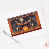 Sticker Rectangulaire Halloween (Enveloppe)