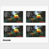 Sticker Rectangulaire Halloween (Feuille)