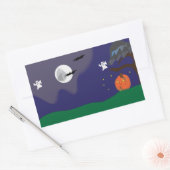 Sticker Rectangulaire Halloween (Enveloppe)