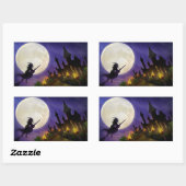 Sticker Rectangulaire Halloween (Feuille)