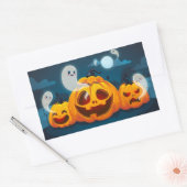 Sticker Rectangulaire Halloween (Enveloppe)