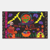 Sticker Rectangulaire Halloween Candy (Devant)