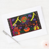 Sticker Rectangulaire Halloween Candy (Enveloppe)
