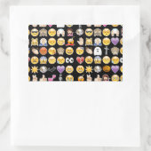 Sticker Rectangulaire halloween emoji (Sac)