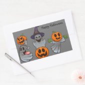 Sticker Rectangulaire Halloween Fun (Enveloppe)