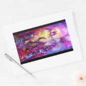 Sticker Rectangulaire HALLOWEEN MONSTERS / ORK WAR Imaginaire (Enveloppe)