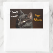 STICKER RECTANGULAIRE HALLOWEEN NOIR CATALOGUE (Sac)