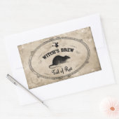 Sticker Rectangulaire Halloween sorcières brasser Ingrédient - Queue de  (Enveloppe)