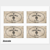 Sticker Rectangulaire Halloween sorcières brasser - Love Potion (Feuille)