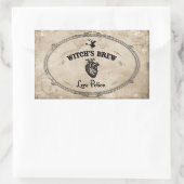Sticker Rectangulaire Halloween sorcières brasser - Love Potion (Sac)