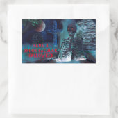 Sticker Rectangulaire Halloween Spooktaculaire (Sac)